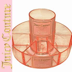 Juicy Couture Home Pink Acrylic 360° Spinner